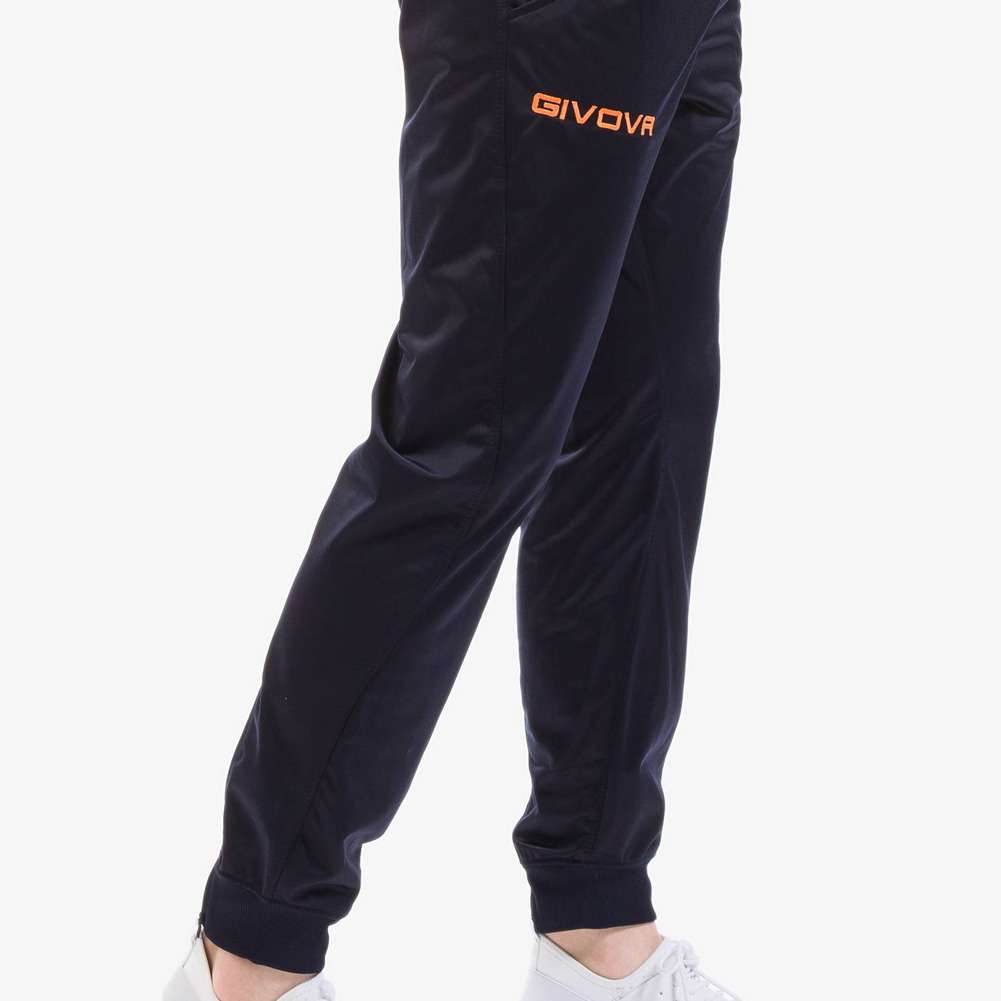 Givova Tuta Visa Trainingsanzug blau/neonorange