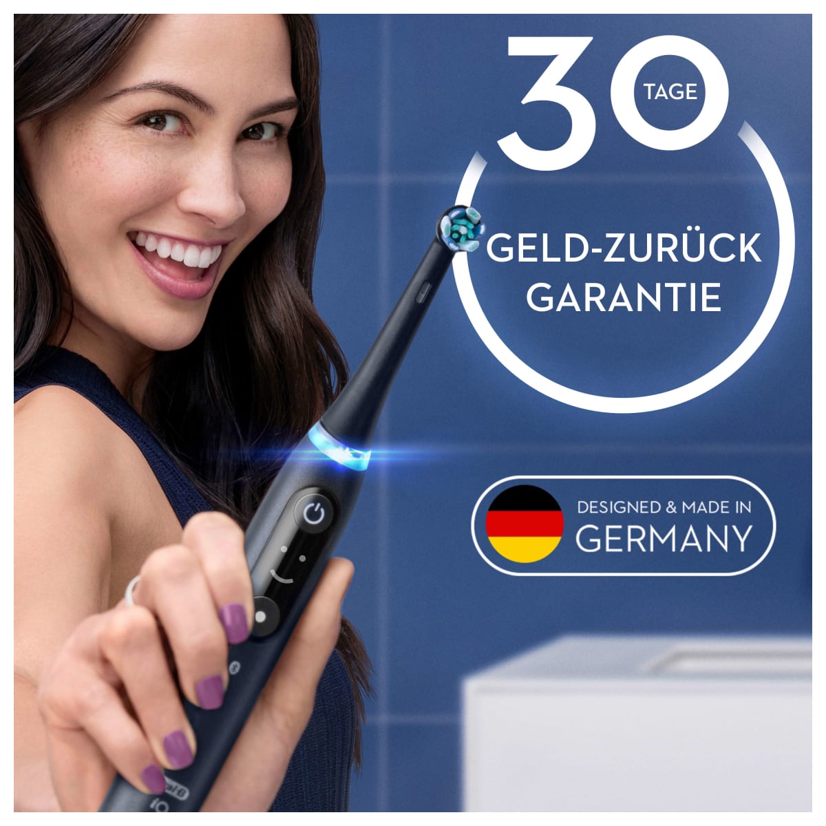 Elektrische Zahnbürste iO Series 8 Black Onyx, 1 St