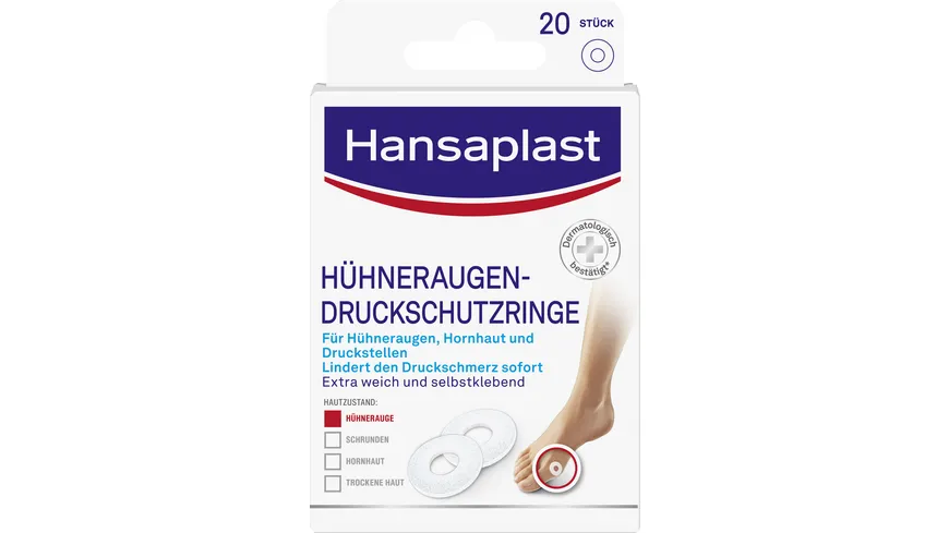 Hansaplast Hühneraugen-Druckschutzringe