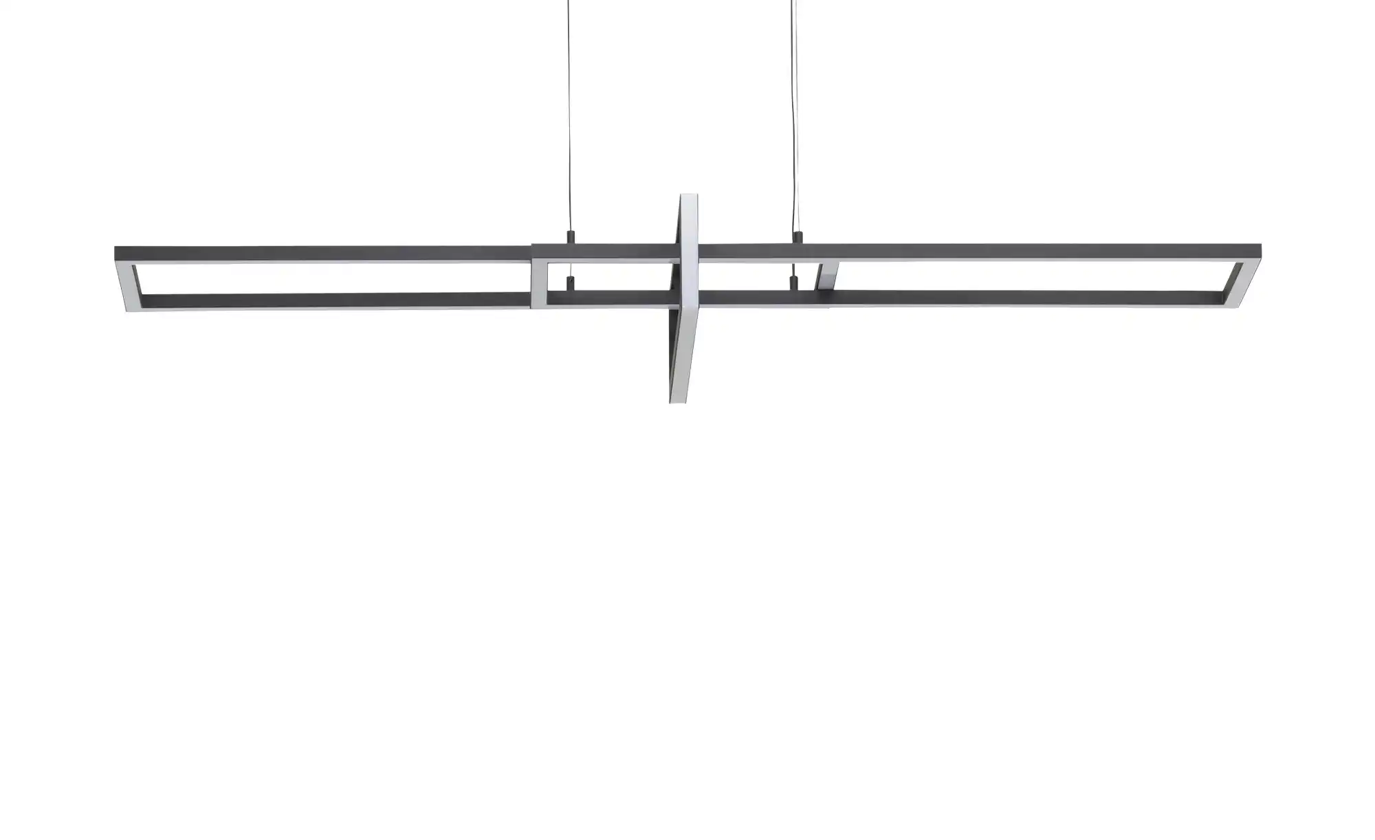 Trio LED-Pendelleuchte, Nickel matt, ´geometrisch`