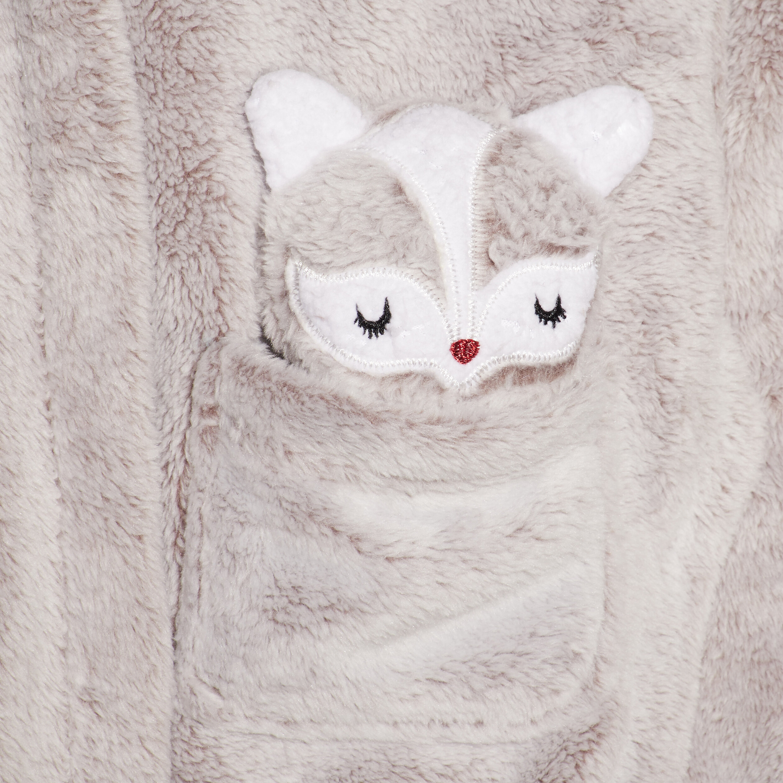 Peignoir à capuche sable fille | La Halle
