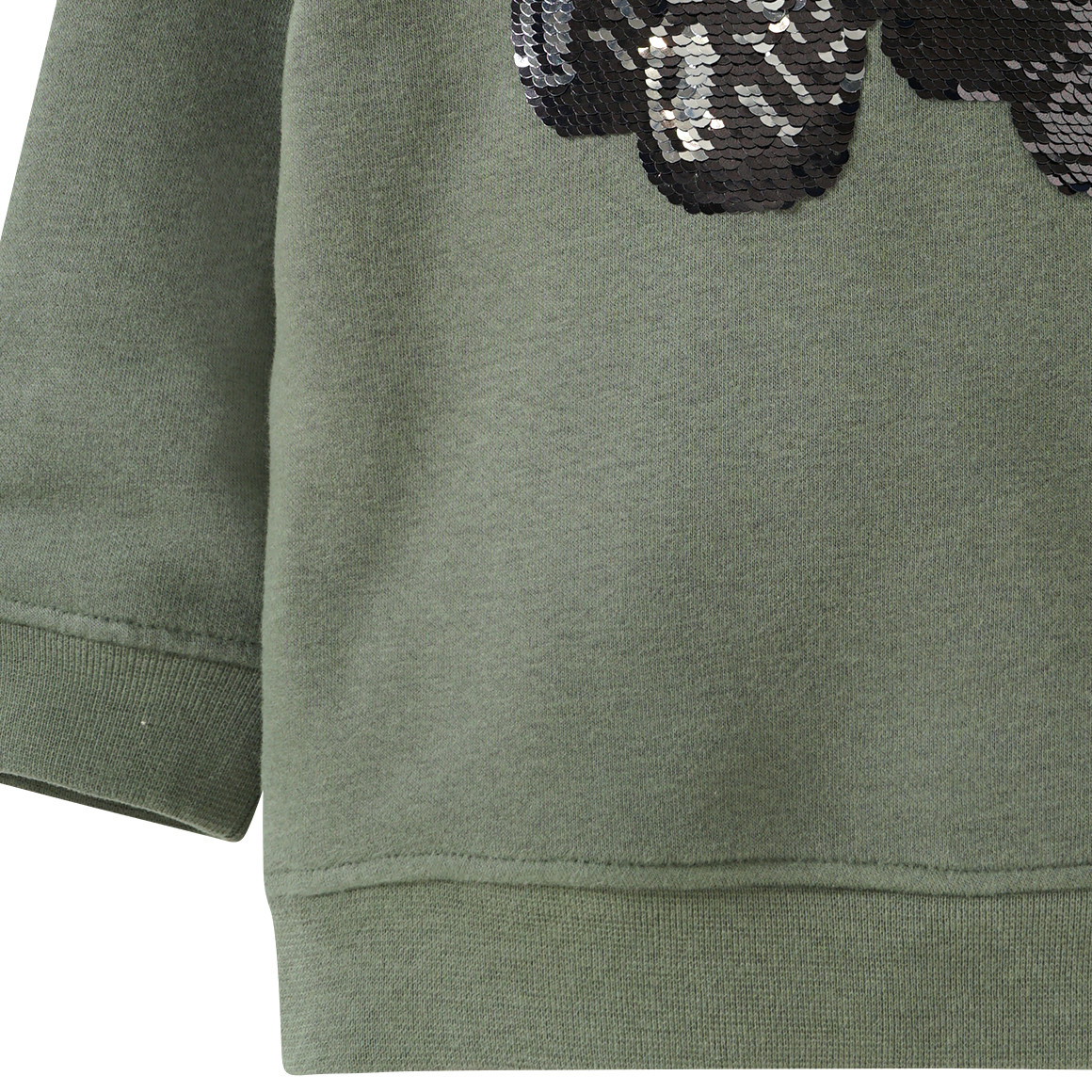 Jungen Sweatshirt mit Wendepailletten