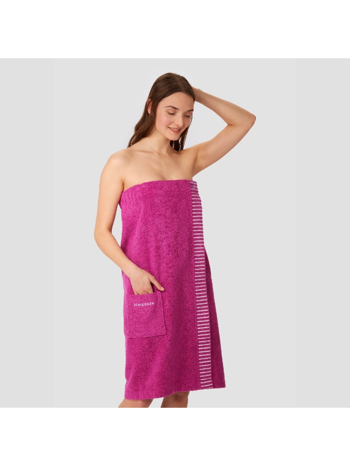 Schiesser Saunakilt Rom in Fuchsia günstig kaufen