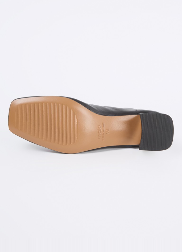 Maje Leather Ankle Boot
