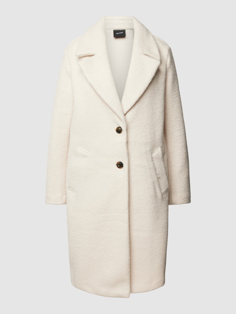 Mantel mit Reverskragen Modell 'ANNY' in offwhite