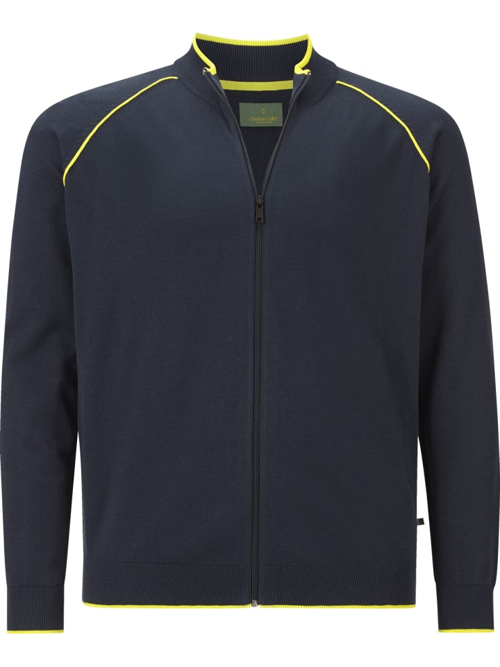Charles Colby Strickjacke DUKE GLENNSON in dunkelblau günstig kaufen
