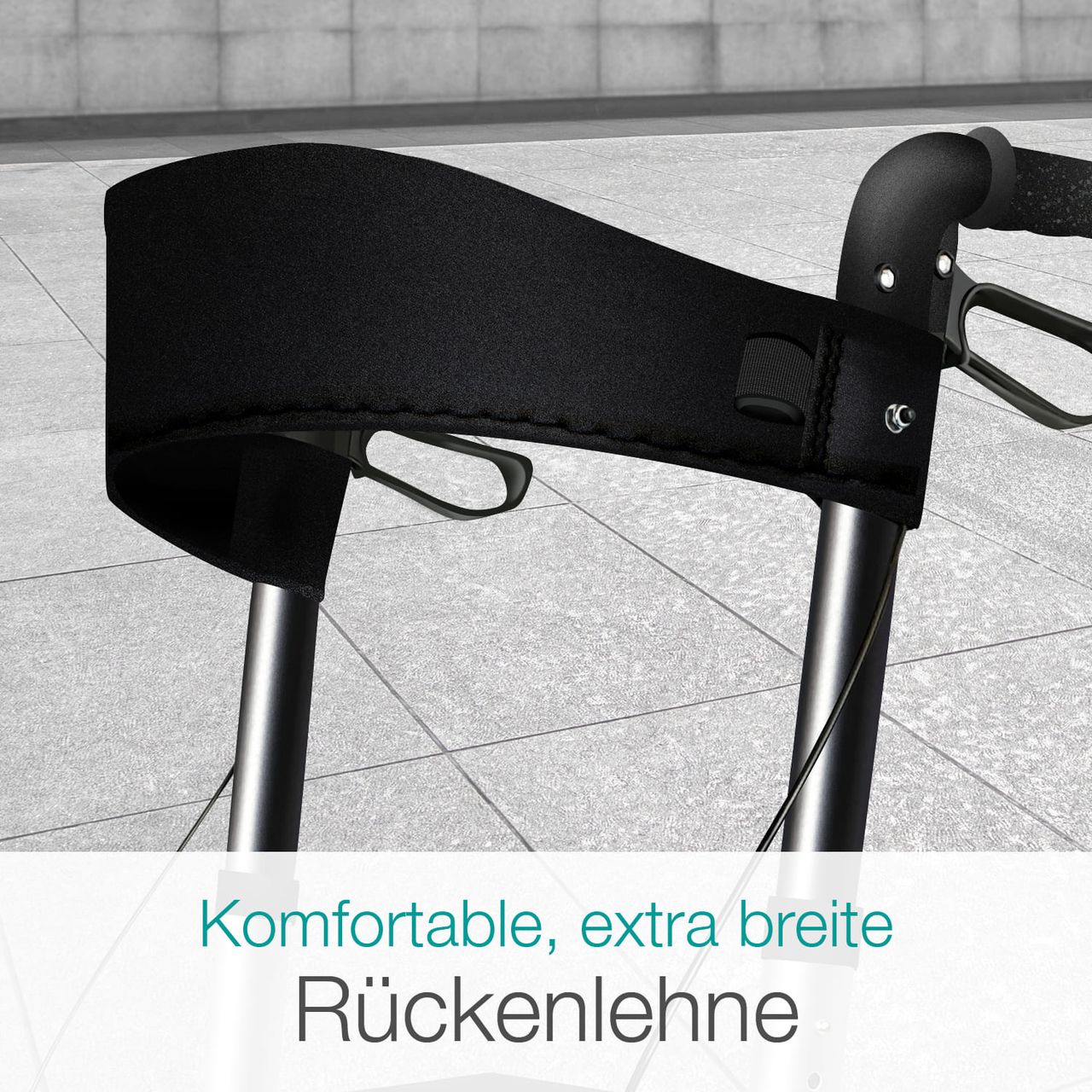 Aktivshop Alu Leichtgewichtrollator »Move«, Silber faltbar