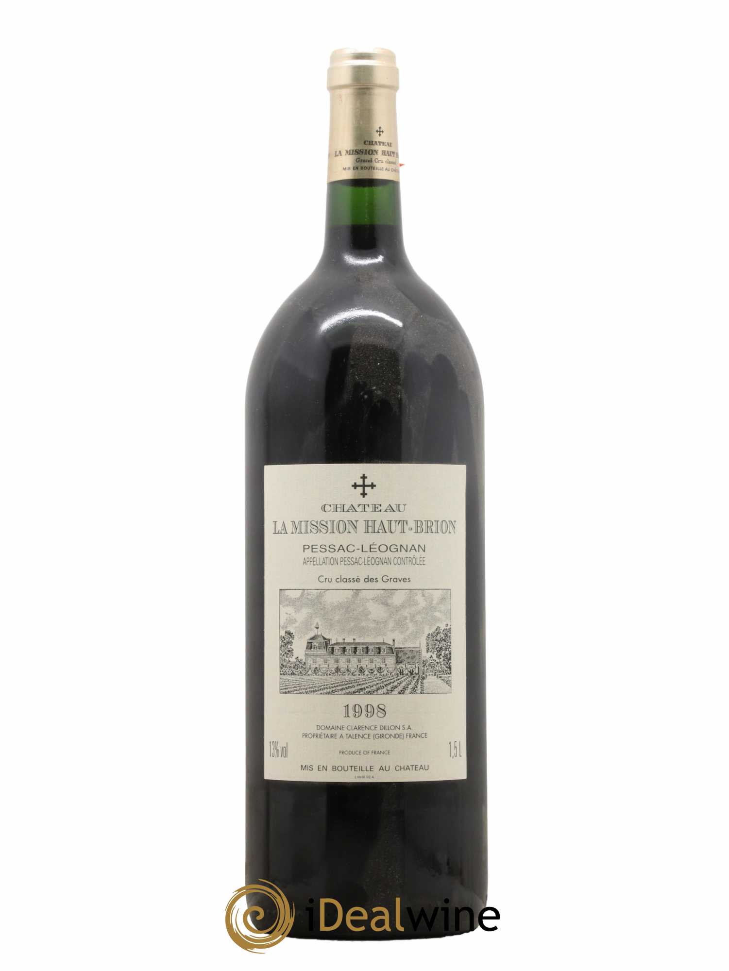 Château La Mission Haut-Brion Cru Classé de Graves  1998 - Lot de 1 Magnum