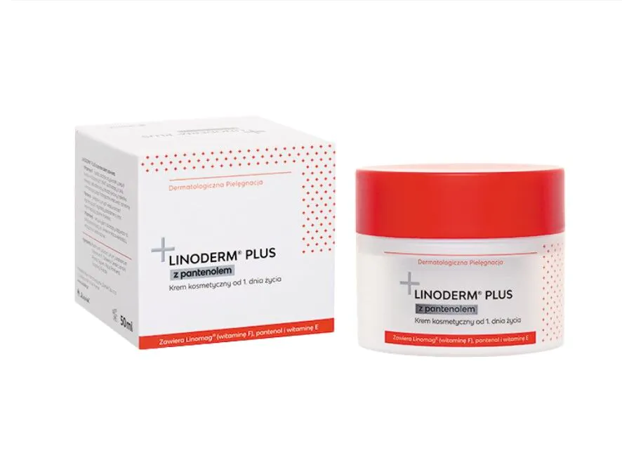 Linoderm Plus med panthenol, kosmetisk creme fra den første levedag