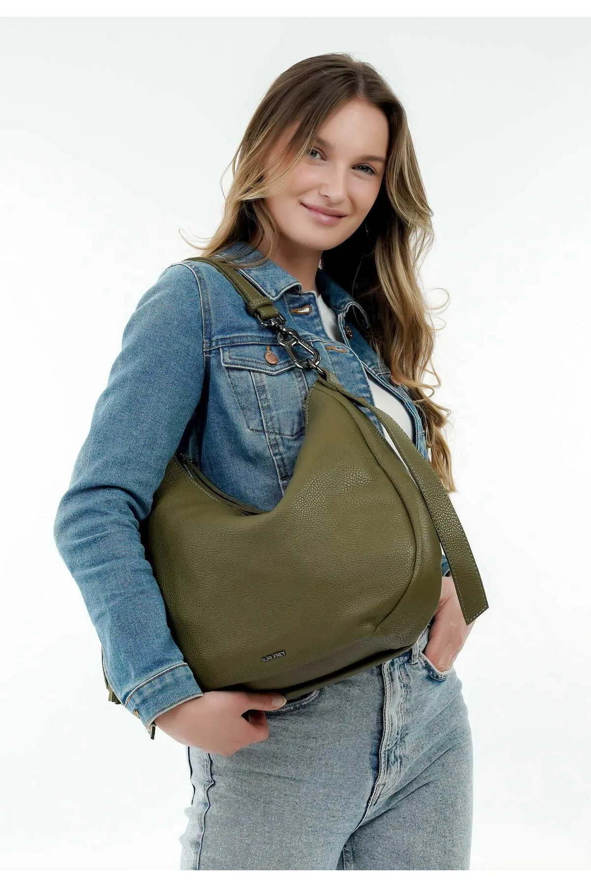 SURI FREY  Handtasche - Grün - Unifarben