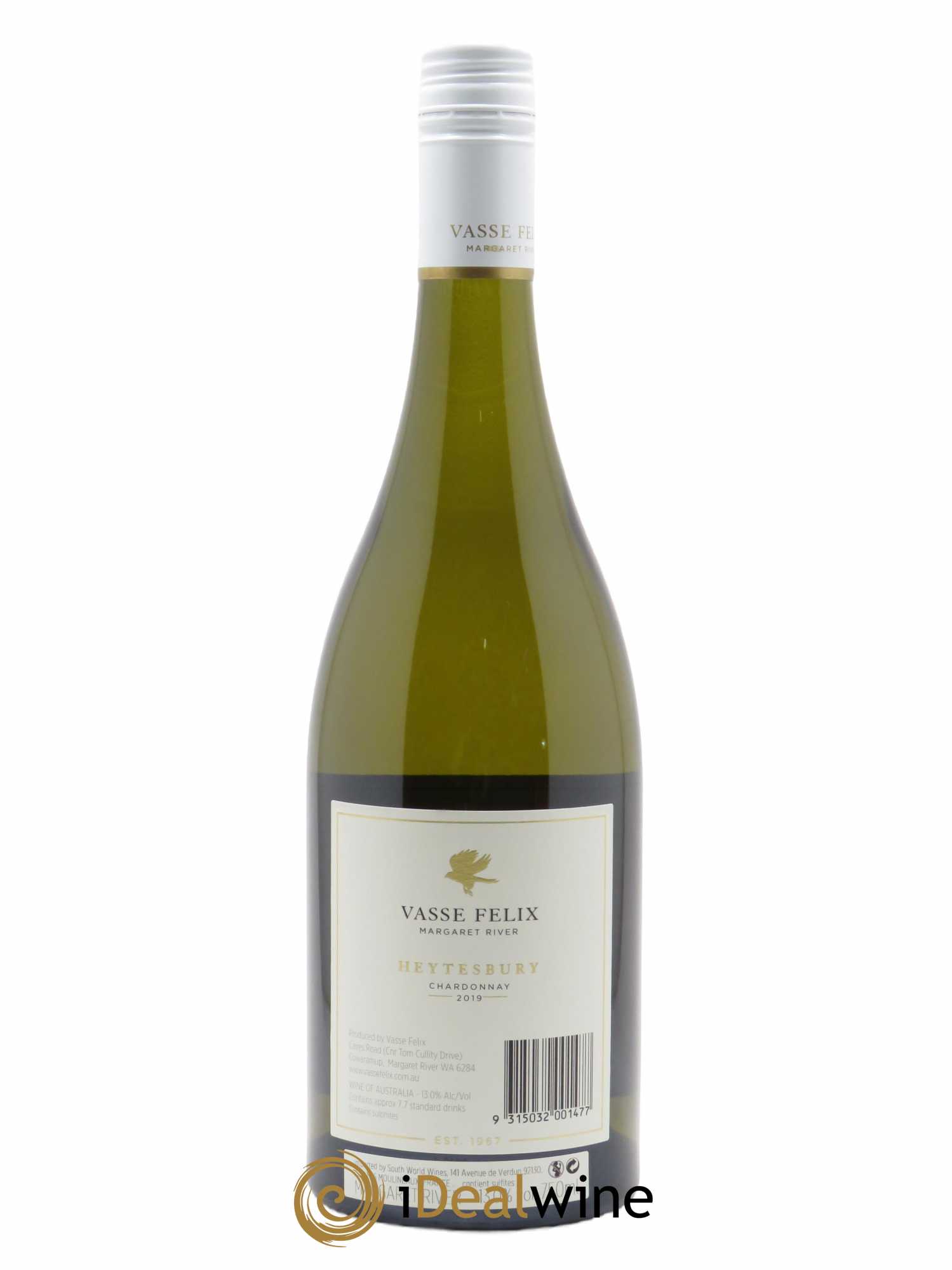 Margaret River Vasse Felix Heytesbury Chardonnay  2019 - Lot de 1 Bouteille