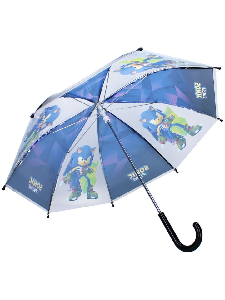 Sonic Sonic Kinder-Regenregenschirm Idealer Begleiter für in Blau günstig kaufen onesize