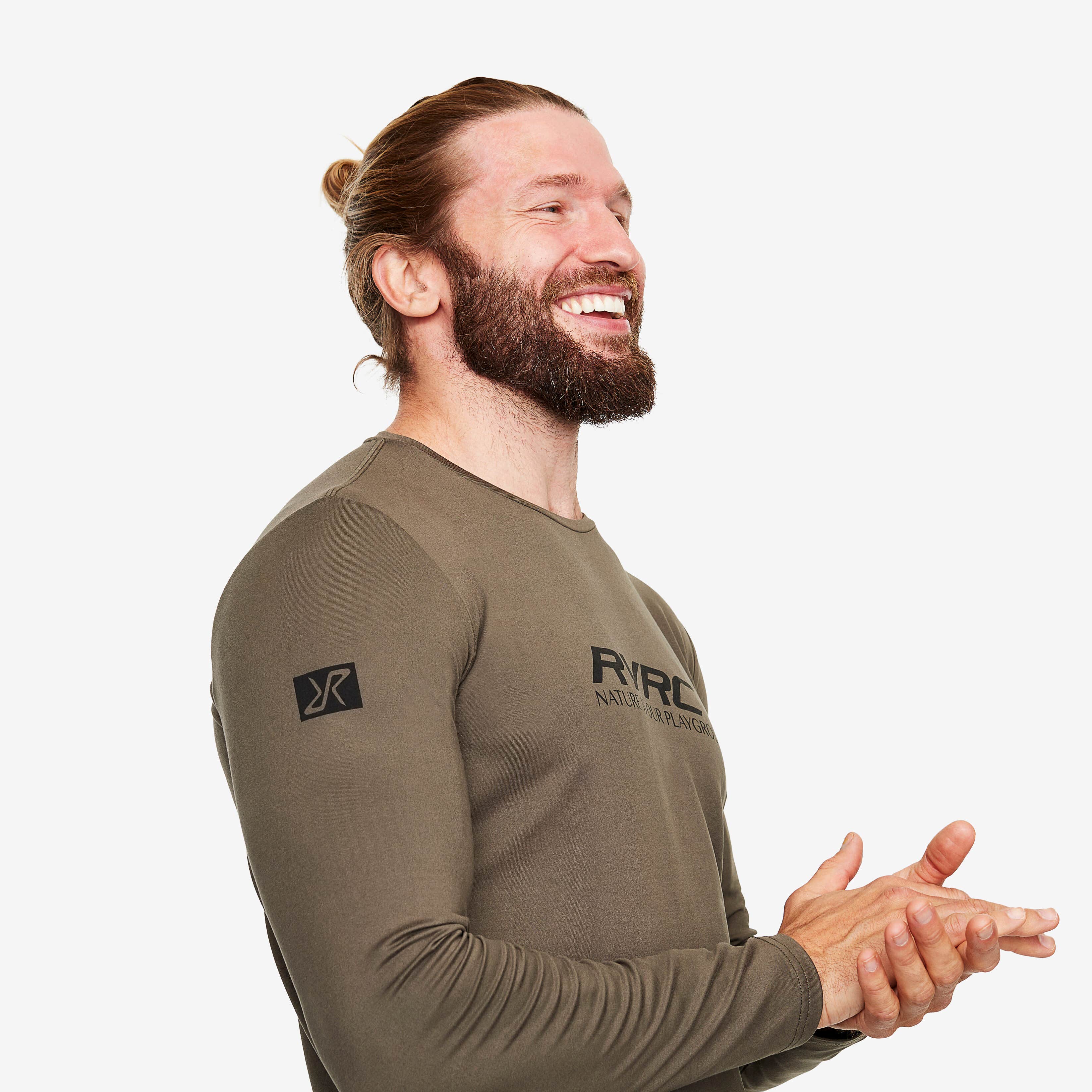 Vagabond Long Sleeve Tee Homme Major Brown