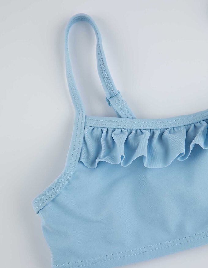 Set aus Bikinitop und Bikinislip - Volants