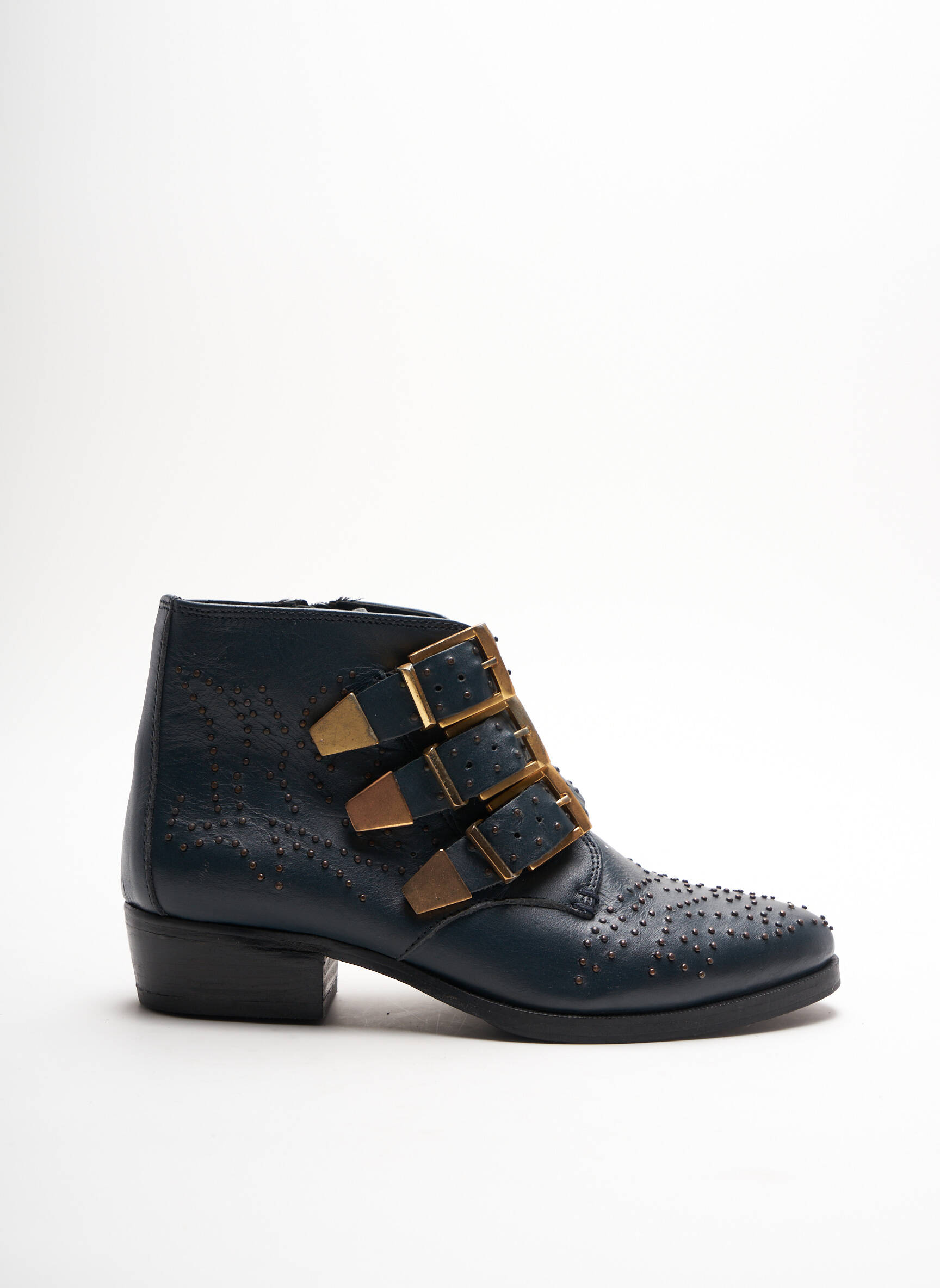 Any Boots Bottines Femme couleur bleu