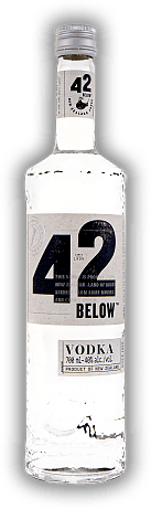 42 Below Vodka New Zealand 40% 42 Below Vodka New Zealand 40% Ein sensationeller Wodka - vielfach preisgekrönt. 0,7	 Liter - Vol 40%