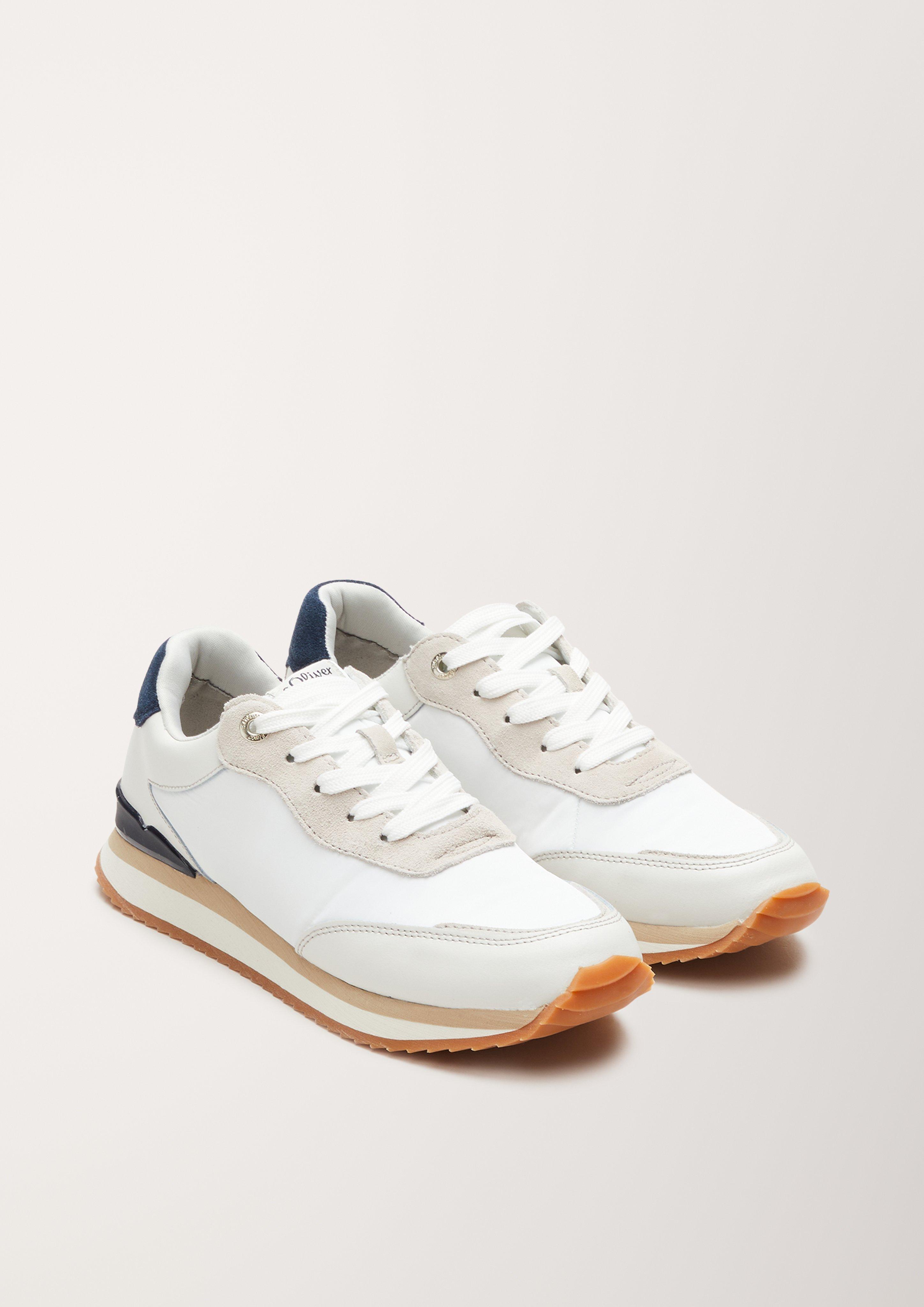 Sneaker aus Ledermix  6005162-110