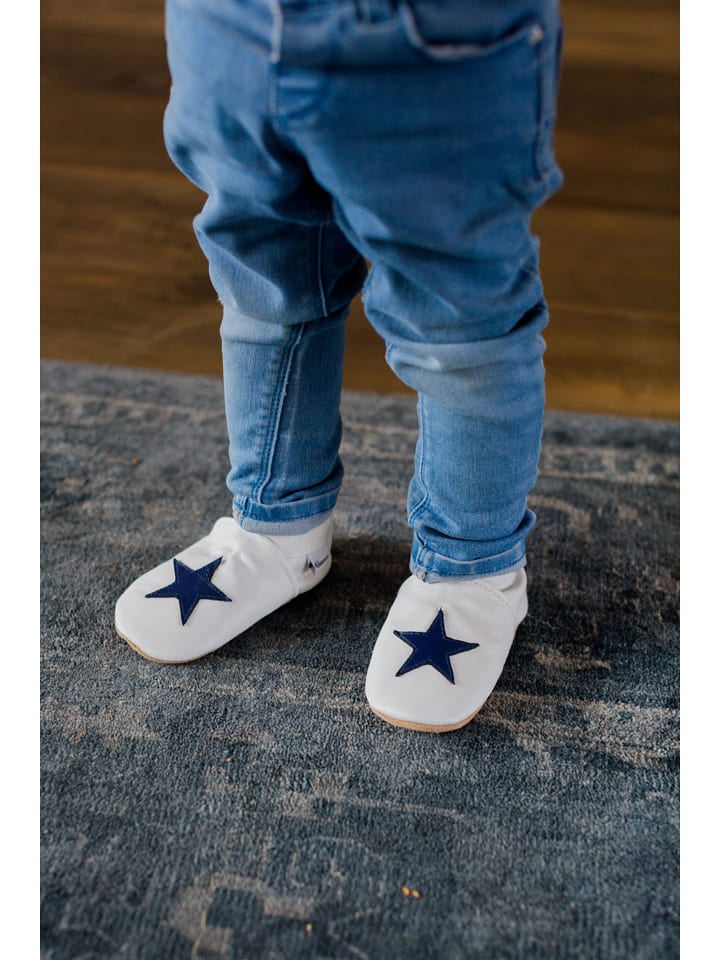 Kindsgut Leder-Krabbelschuhe 