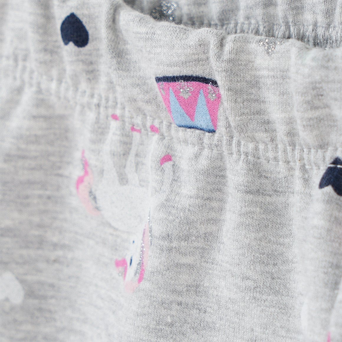 Mädchen Leggings mit Einhorn-Allover