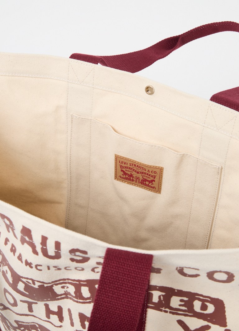 Levi's audekla iepirkumu soma ar Two Horse logotipu