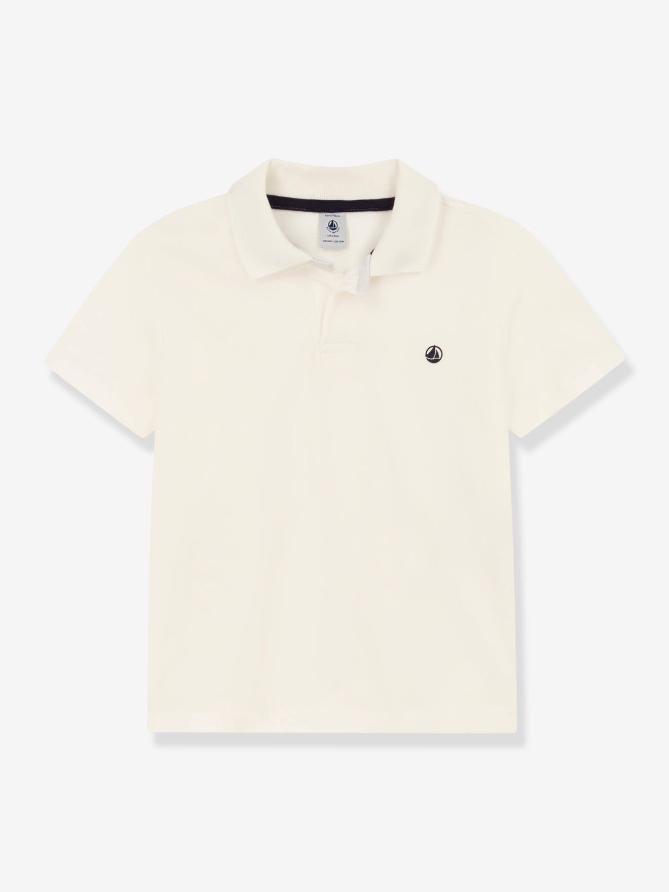 Polo manches courtes PETIT BATEAU blanc