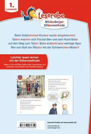 Leserabe mit Mildenberger Silbenmethode: Polizeihund Bolle im Einsatz
