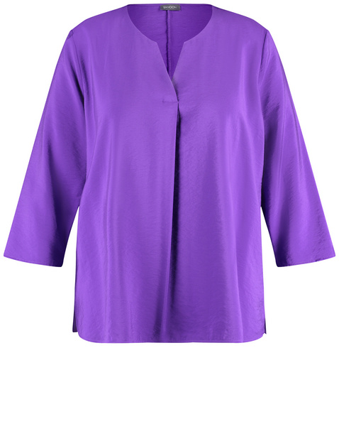 Fein schimmernde 3/4 Arm Bluse