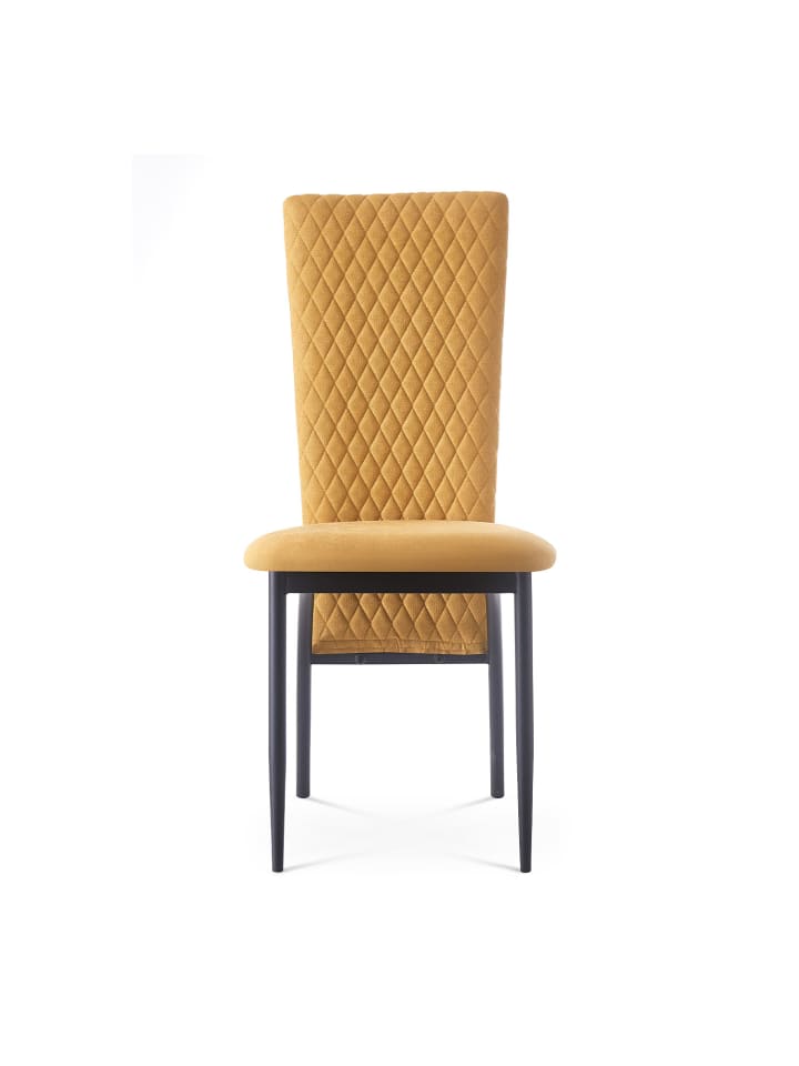 B&D Home Esszimmerstuhl THADDÄUS in Gelb - (B)46 x (H)94 x (T)58 cm günstig kaufen