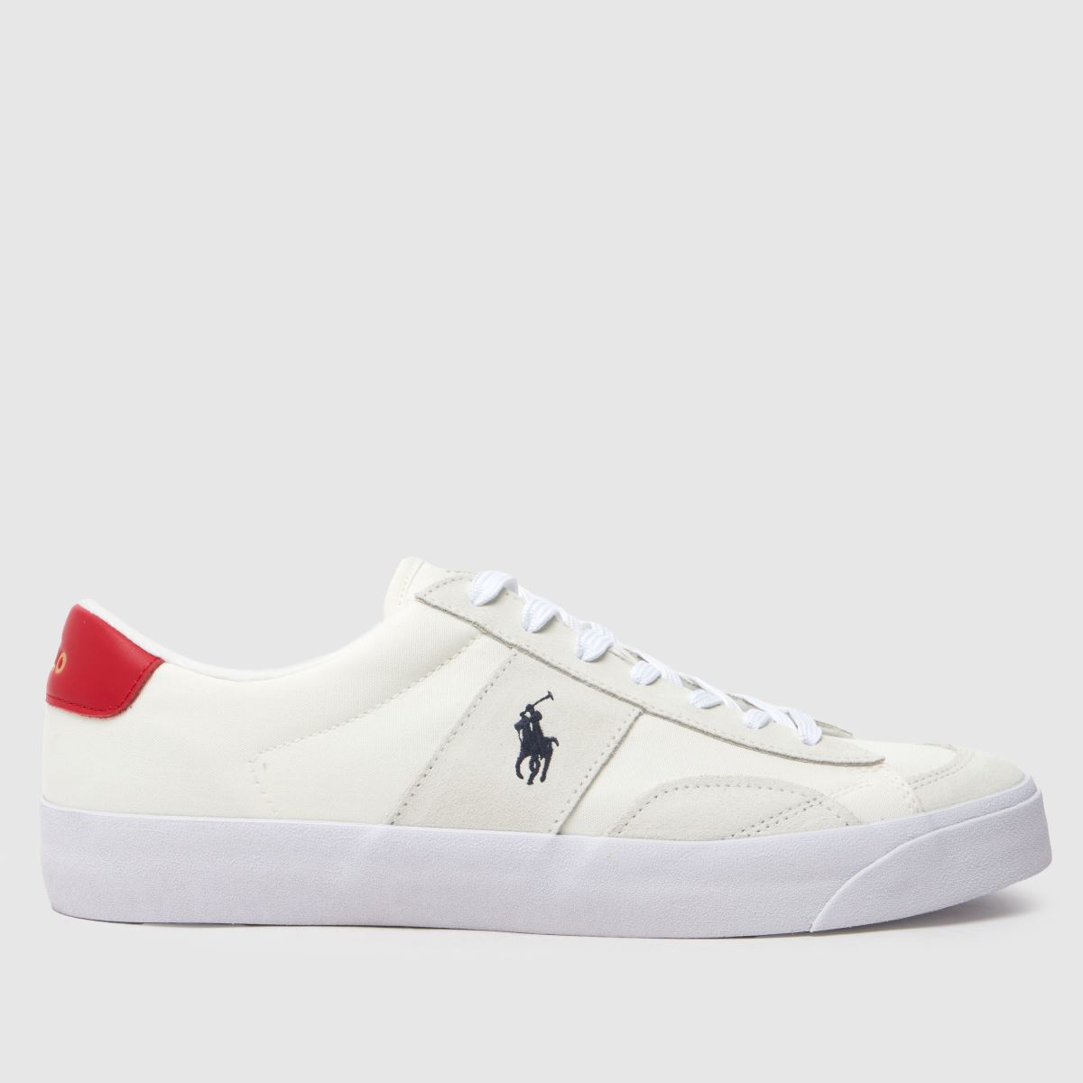 Polo Ralph Lauren – Polo RL Sayer Sport – Vita och röda sneakers