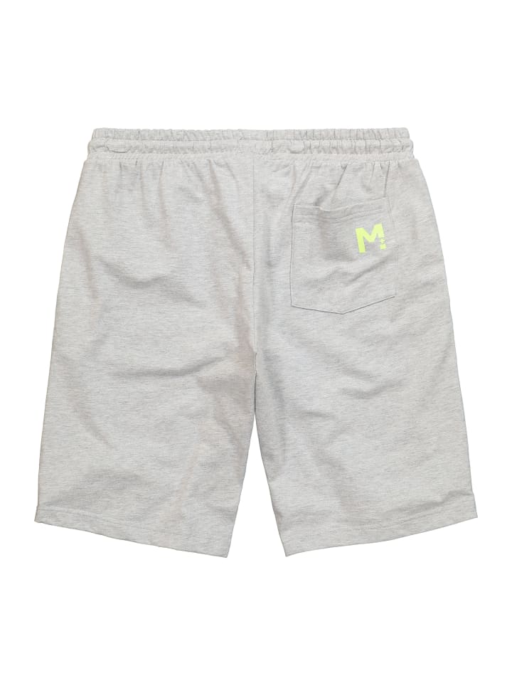 Men Plus Bermuda in grau melange günstig kaufen
