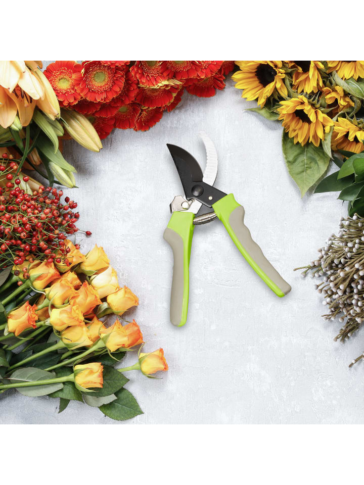 relaxdays Gartenschere in Grün/Grau - (L)23 cm günstig kaufen onesize