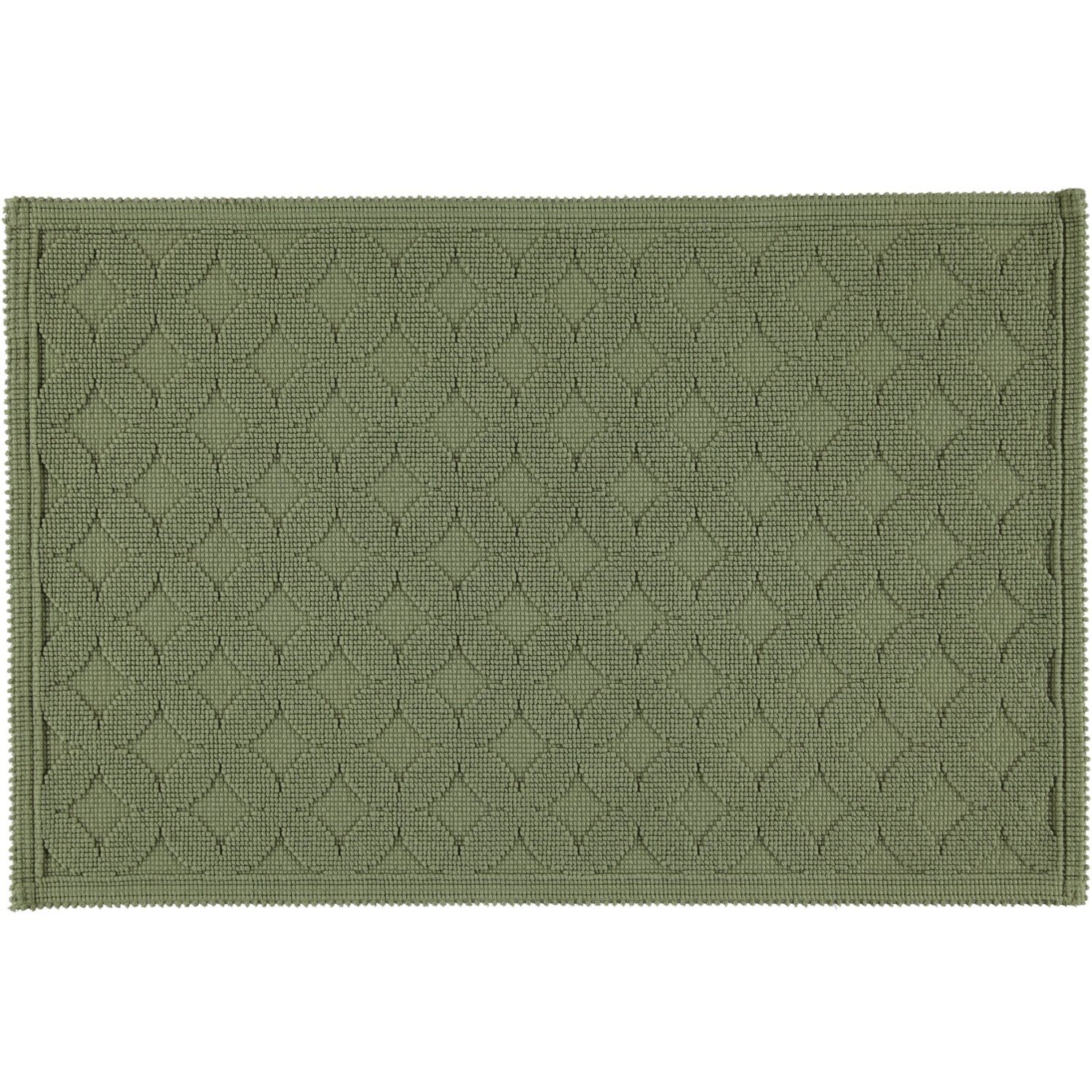 Duschmatte Seaside Rhomtuft, Höhe 6 mm, 100% Baumwolle