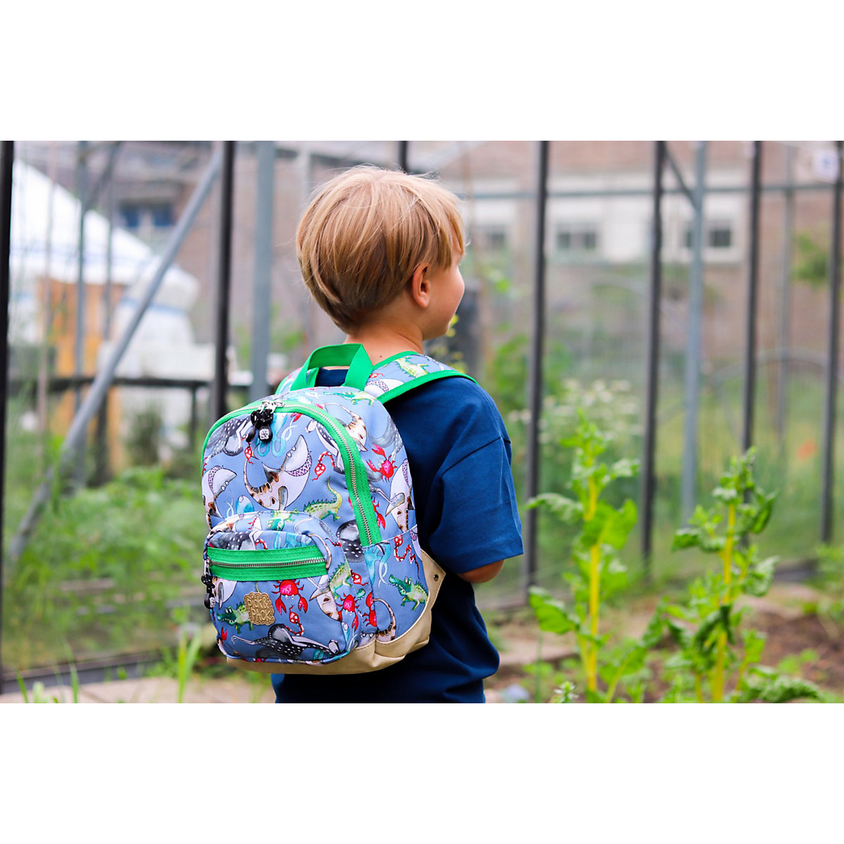 Kinderrucksack S Mix Animal Cloud Grey