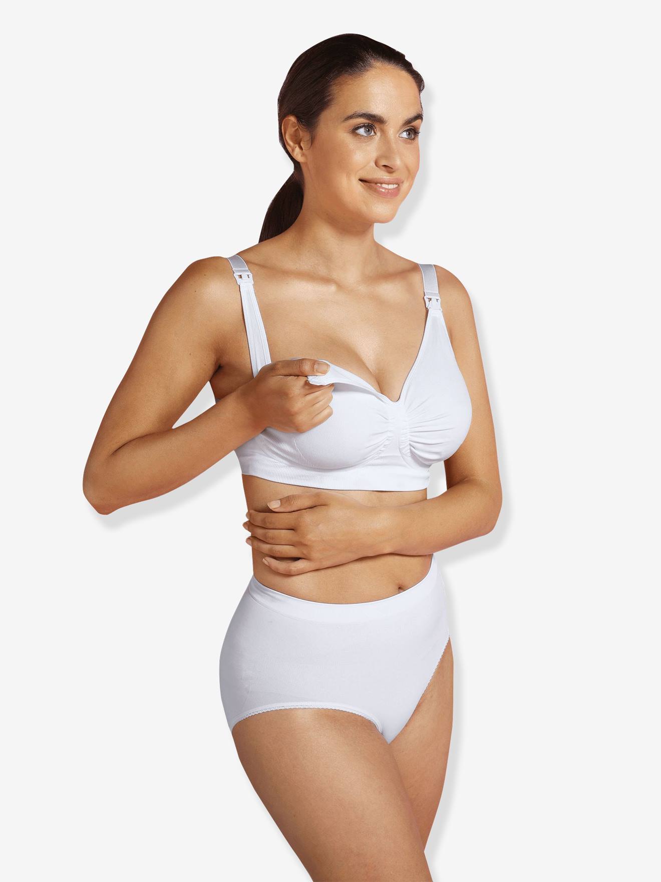 Soutien-gorge grossesse et allaitement sans coutures Carri-gel® CARRIWELL noir