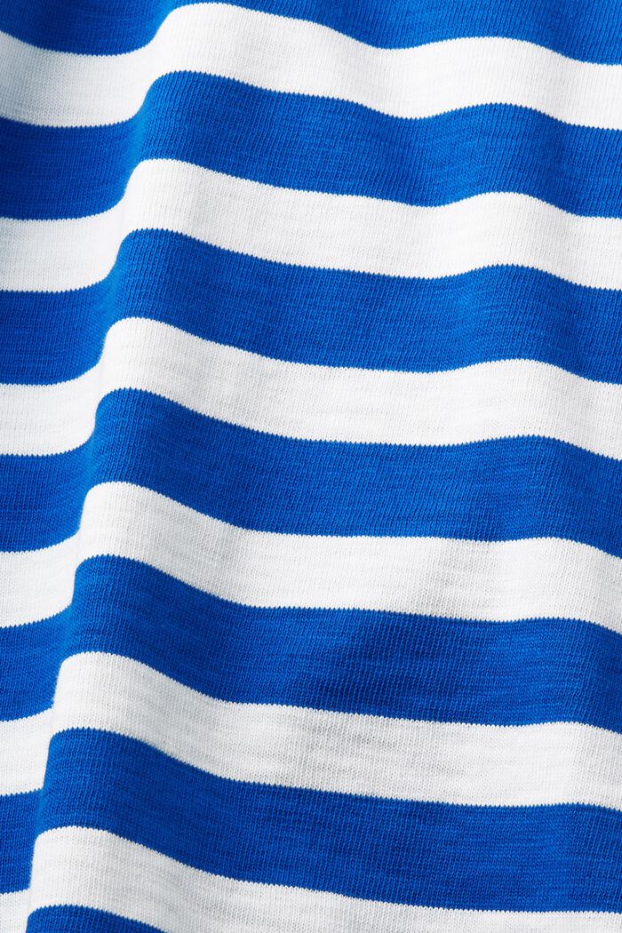 Streifen-Shirt mit V-Ausschnitt