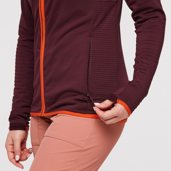 OTERO FLEECE FULL-ZIP HOODED JACKET Damen - Fleecejacke