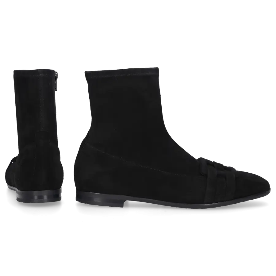 Truman's - Stiefeletten Schwarz 9819 Nubukleder - schwarz