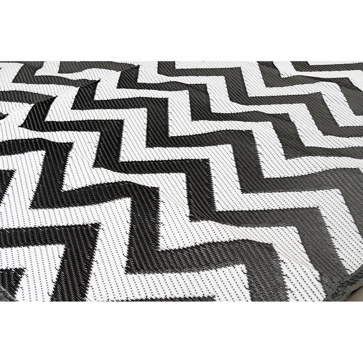 Bo-Camp Wave 270 x 200 cm schwarz weiße Chill-Matte
