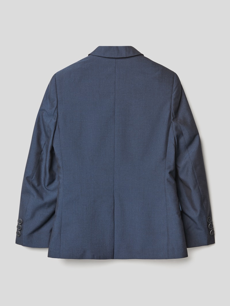 Slim Fit 2-Knopf-Sako mit Viskose-Anteil in blau