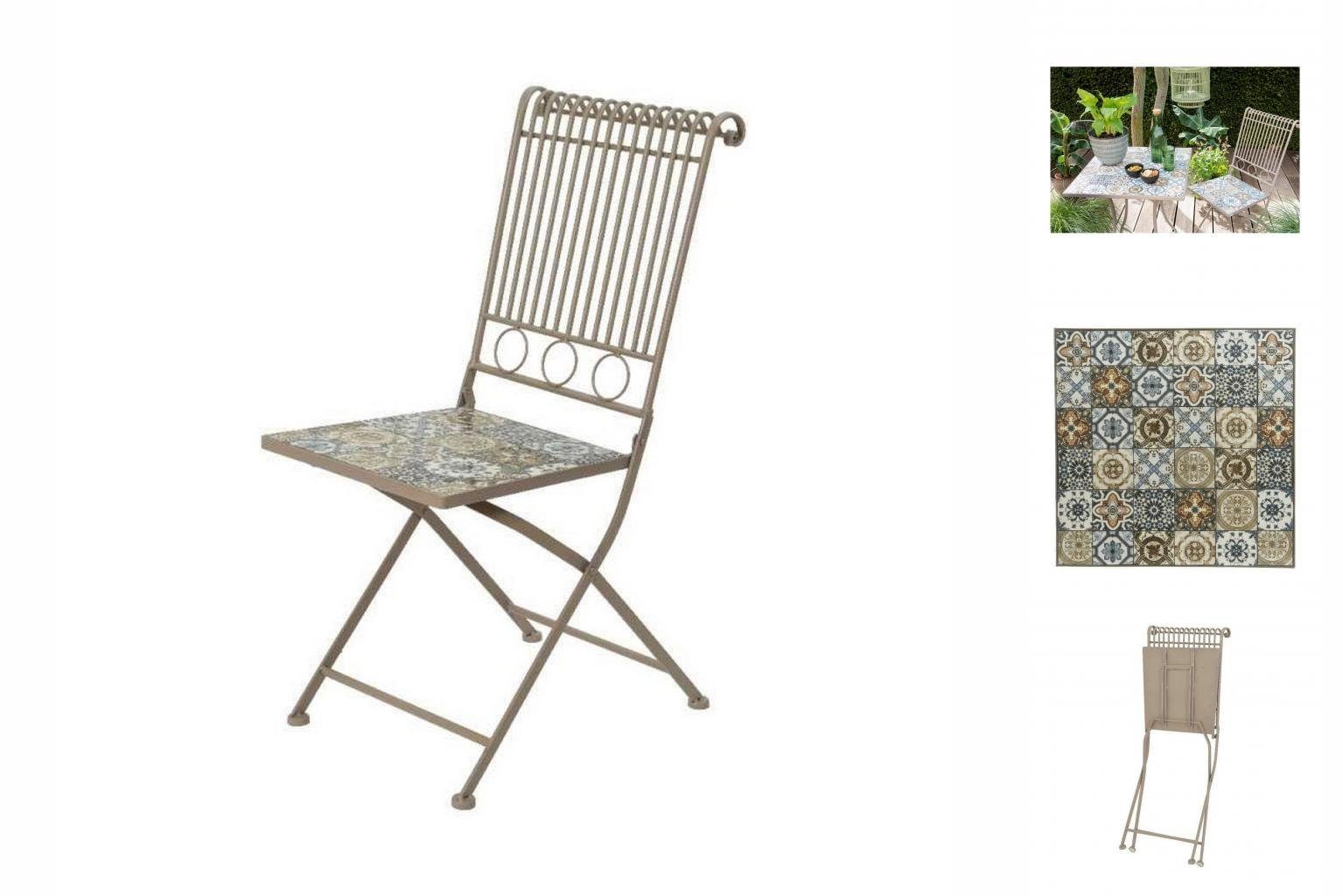 Bigbuy Gartenstuhl Gartenstuhl Bistro 45 x 38 x 90 cm