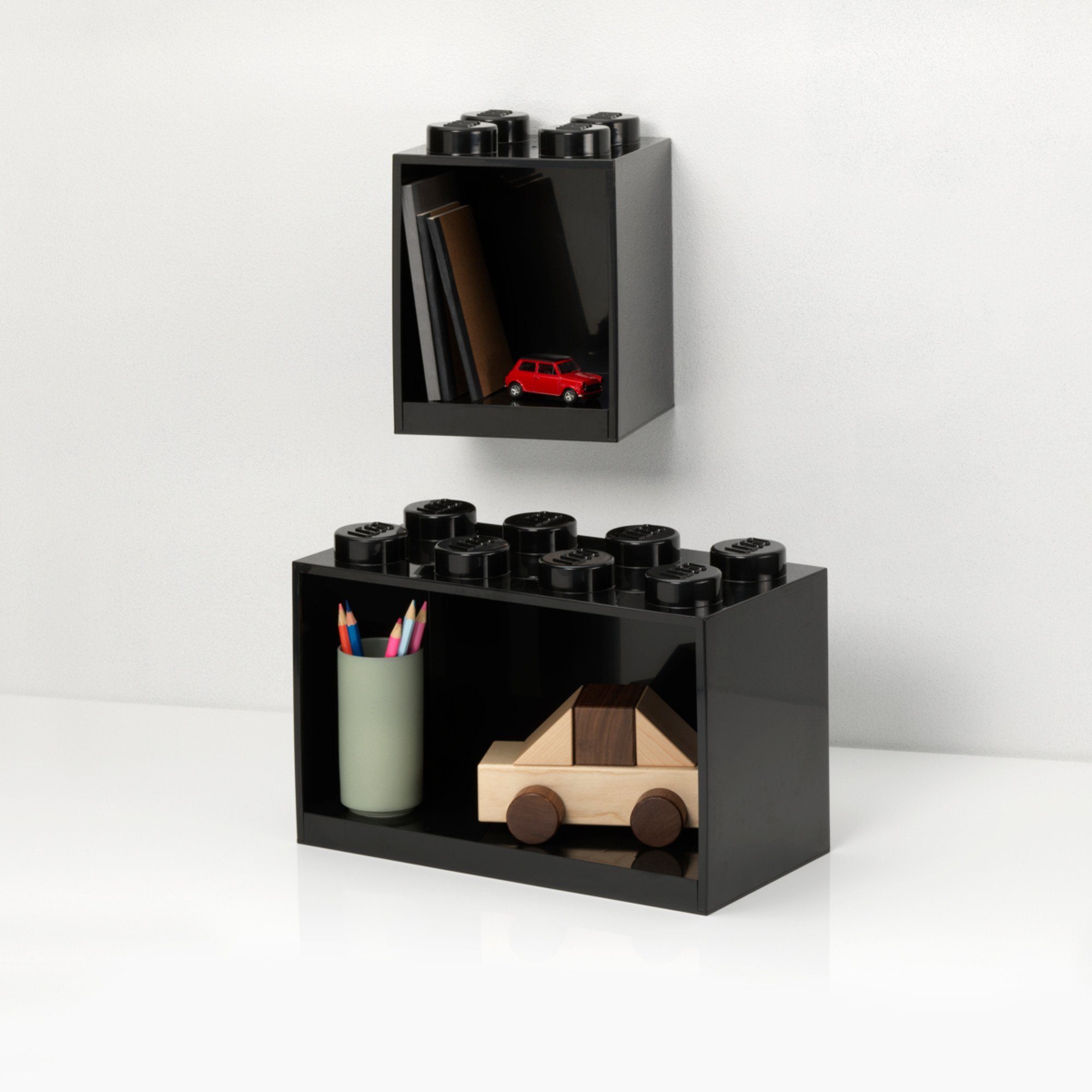 Room Copenhagen Spielzeugtruhe Room Copenhagen LEGO Regal Brick Shelf 8+4, Set