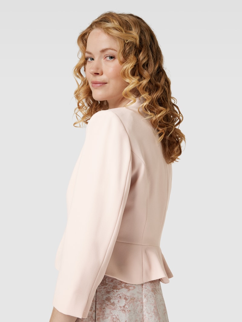 Cocktailjacke mit Schößchen in rosa meliert