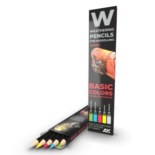 AK Basic Colors: Shading & Demotion Pencil Set (5)