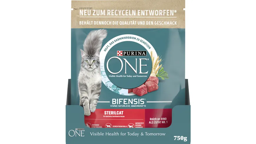 PURINA ONE STERILCAT Rind 750 g