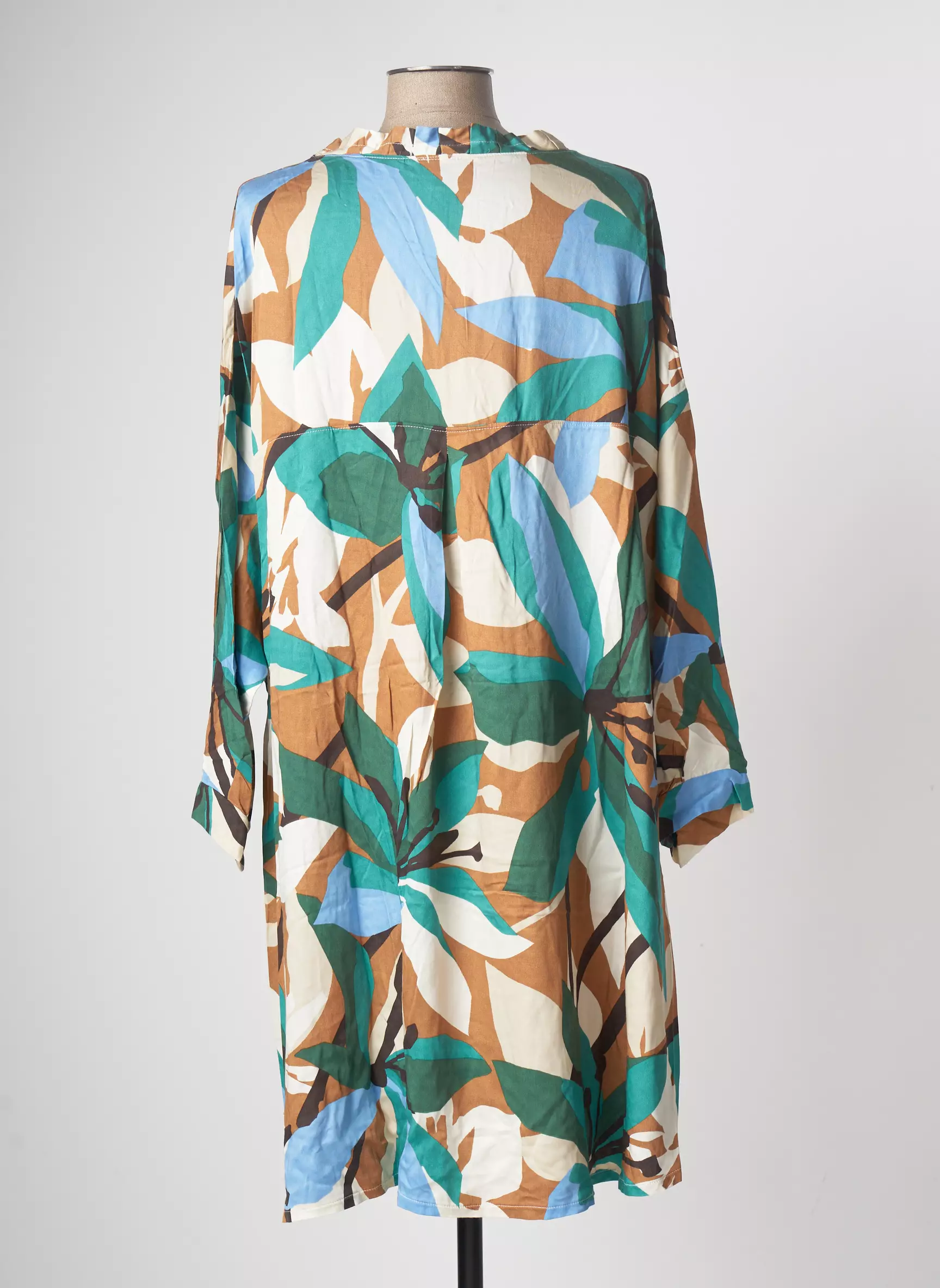 Tendance Unique Robes Mi Longues Femme couleur vert