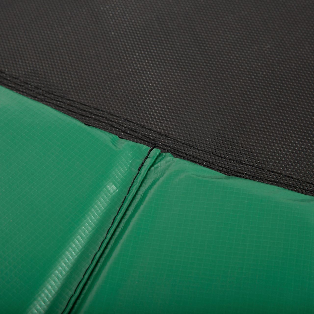 HOMCOM Trampolin Randabdeckung Sicherheitsnetz 8ft 10ft 12ft 15ft Randabdeckung: Ø366 cm-Grün (Trampolin nicht inbegriffen)