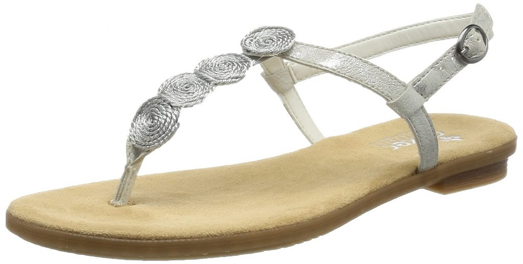 RIEKER Klassische Sandalen grau