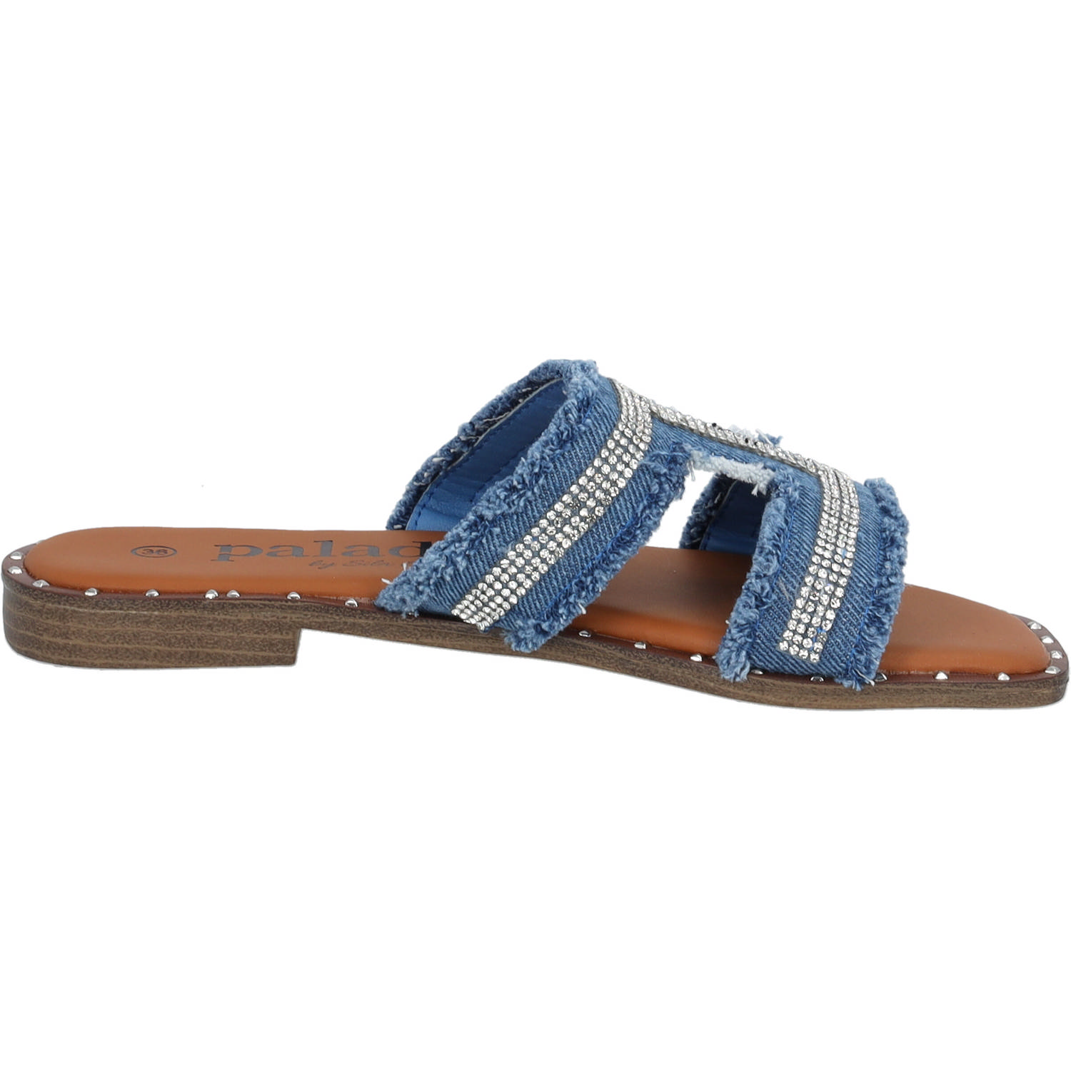 Palado Otina by Sila Sahin, Pantoletten, Damen, Jeansblau