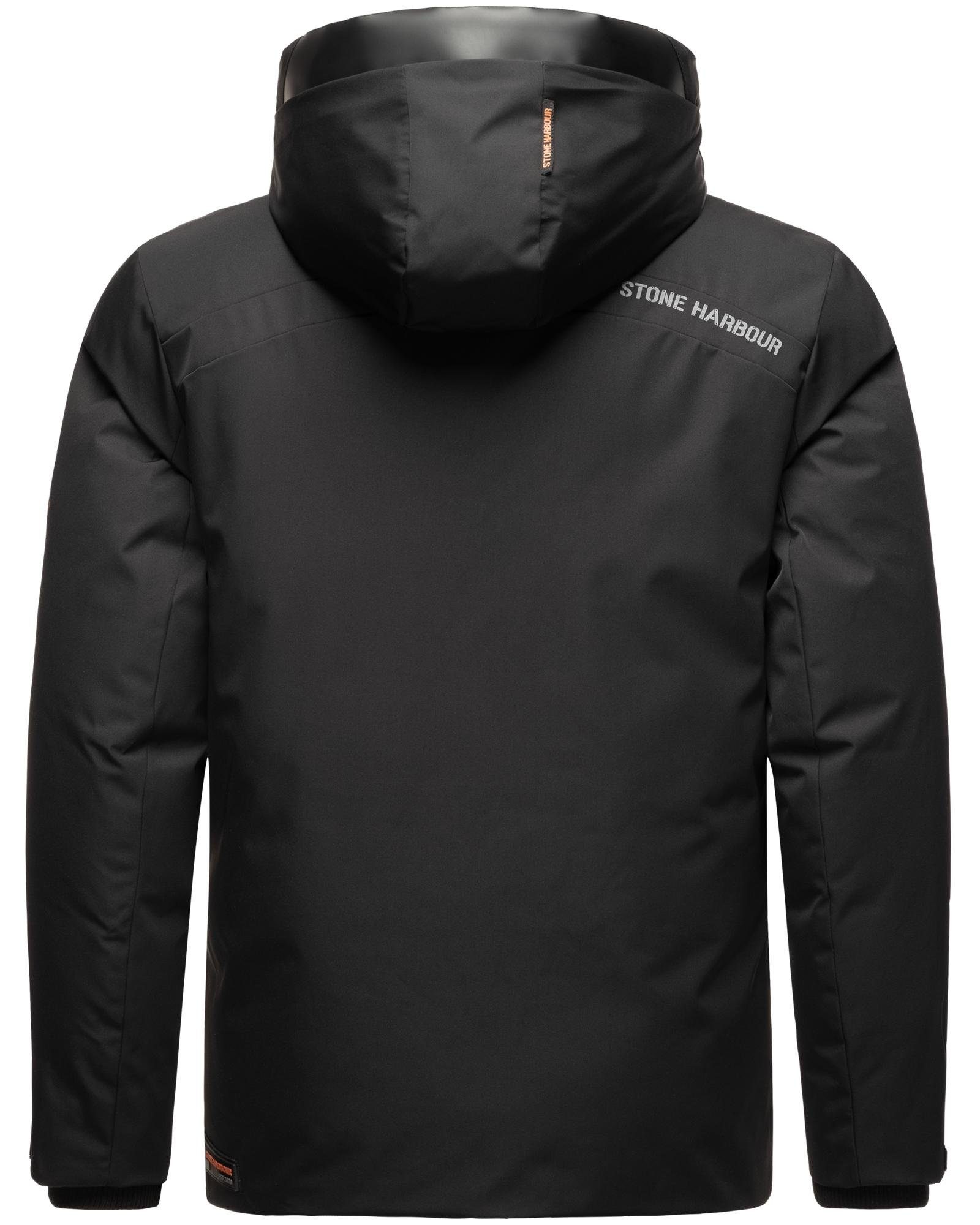 Stone Harbour Outdoorjacke Moagaa Sportliche, wasserdichte Winterjacke mit Kapuze