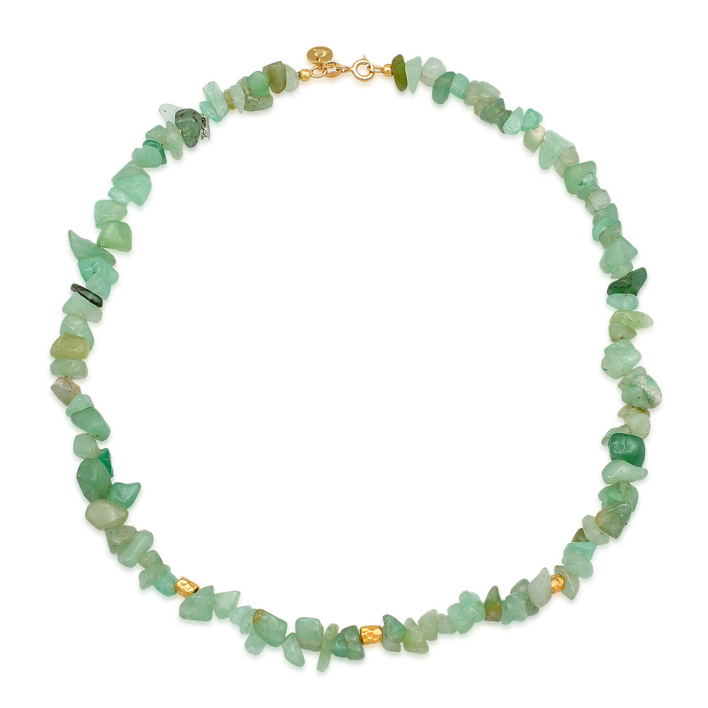 Elli PREMIUM Elli PREMIUM Collier Femmes Choker Intemporel Tendance avec pierres d'aventurine  collier